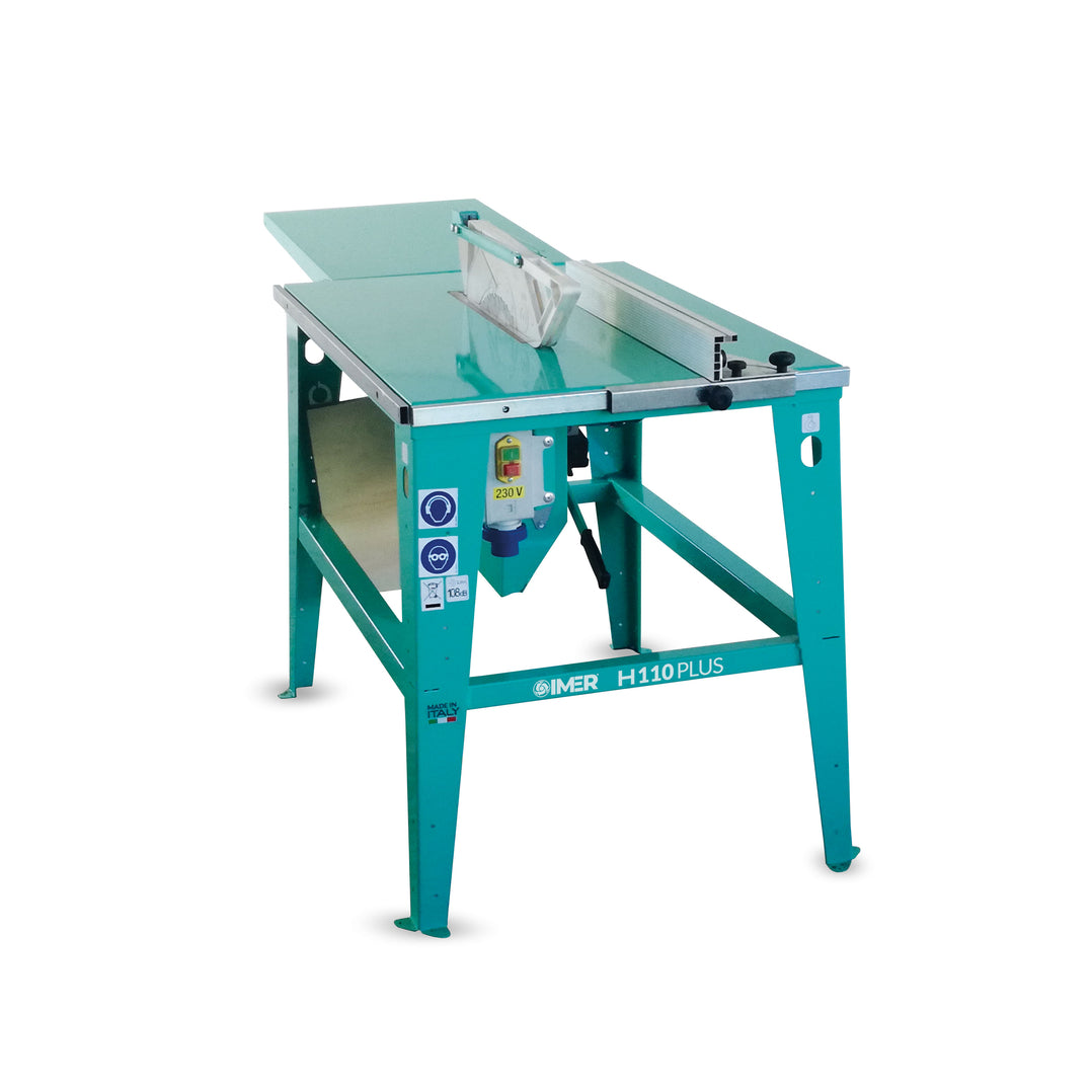 SEGATRICE CIRCOLARE BANCO SEGA PER LEGNO IMER H 110VR PLUS REGOLABILE MONOFASE COD. H110PLUS - Attrezzaturificio