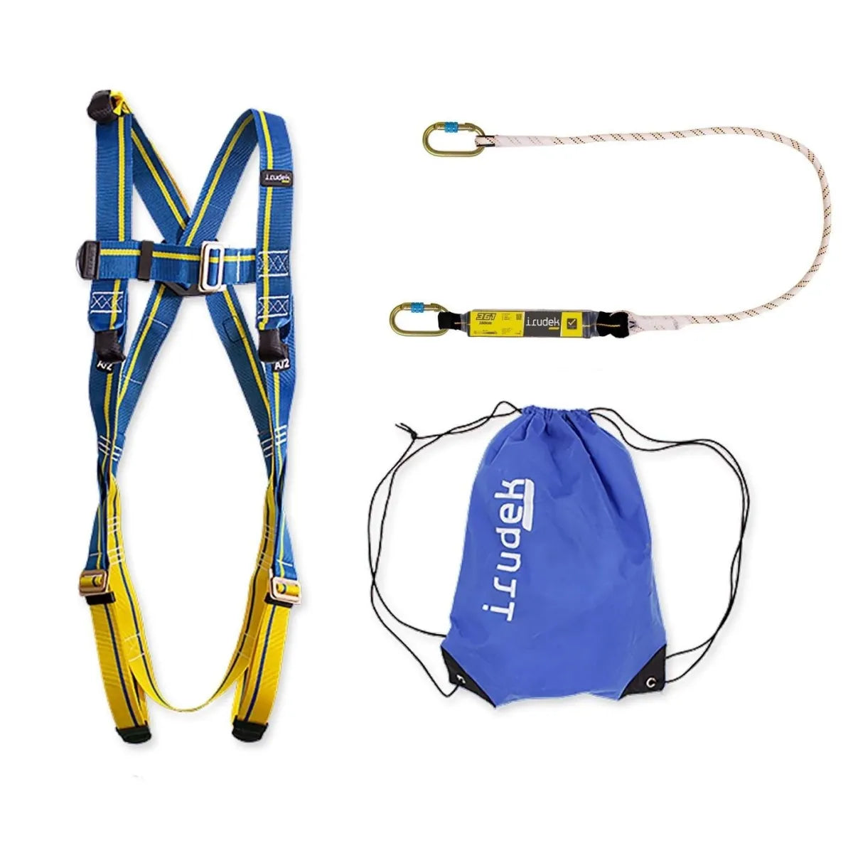KIT SICUREZZA COMPLETO: KIT IMBRACATURA APENINOS + CASCO DA CANTIERE OREKA II VENTILATO - Attrezzaturificio