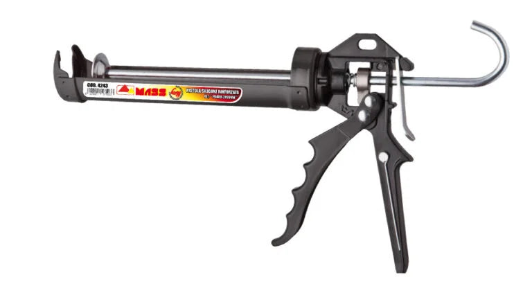 PISTOLA SILICONE RINFORZATA BLACK MASS 18:1 2000N COD. 4243 - Attrezzaturificio