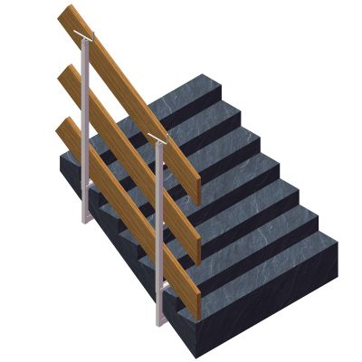 PARAPETTO A MORSA CON BASCULA, H100, AP.80CM (mh11) - Promozione 10 PZ