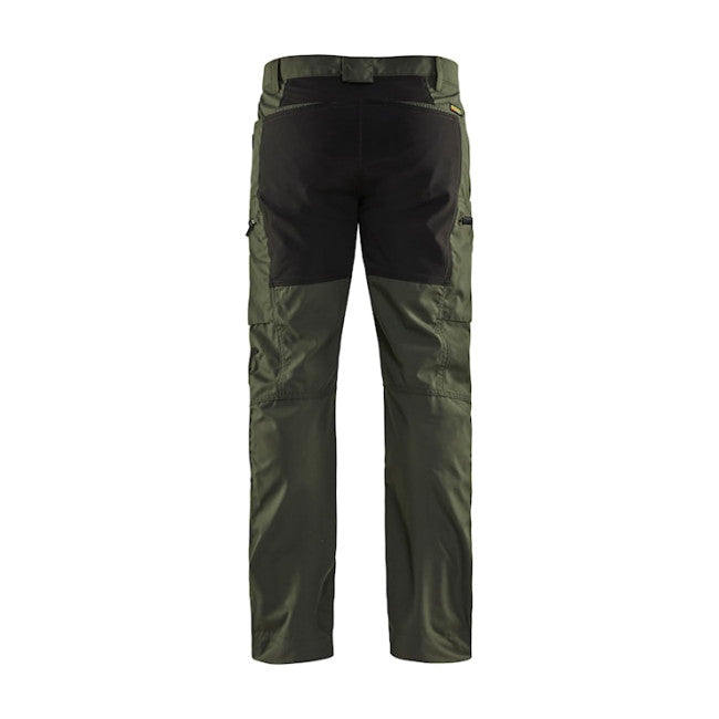 PANTALONE DA LAVORO BLAKLADER 1459 ESTIVO STRETCH 145918454699 | VERDE - NERO COD. 145918454699 - Attrezzaturificio