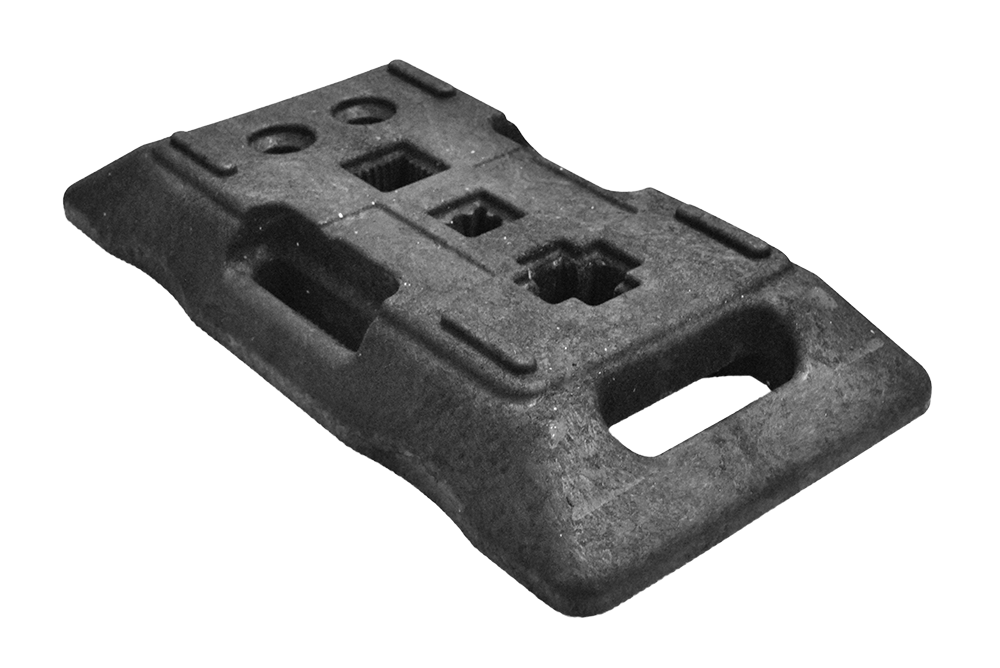 Base in Gomma Footplate 25 Kg